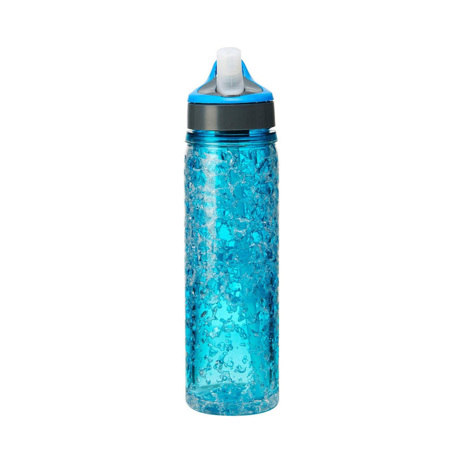 Aquapureline Freezeable Double Wall Insulated Tritan Water Bottle with Crackle Gel